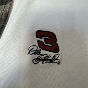 A29-Dale Earnhardt #3 Vintage Signature Women’s Large White NASCAR Legend